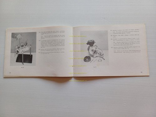 Innocenti Lambretta 48 manuale officina riparazione italiano ORIGINALE