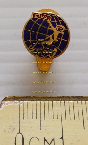 Innocenti Lambretta Club distintivo smaltato Pagani originale anni 50-60