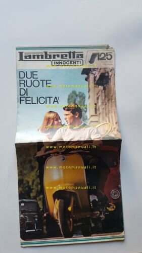 Innocenti Lambretta J 125 1964 depliant italiano originale