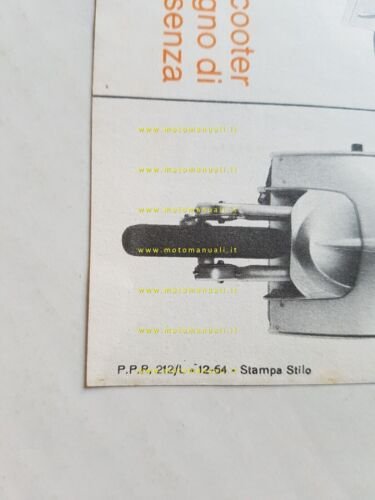 Innocenti Lambretta J 50 1964 depliant originale scooter brochure prospekt