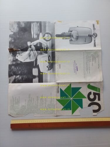 Innocenti Lambretta J 50 1965 depliant originale ITALIANO
