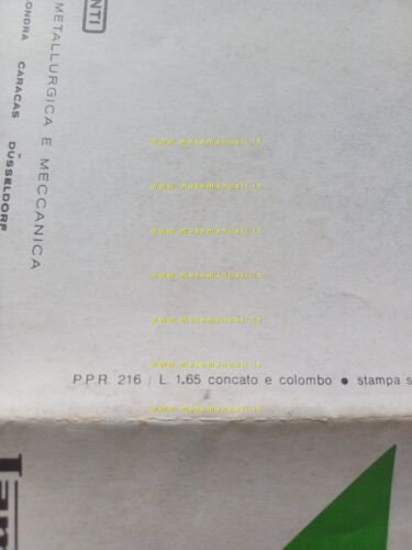 Innocenti Lambretta J 50 1965 depliant originale ITALIANO