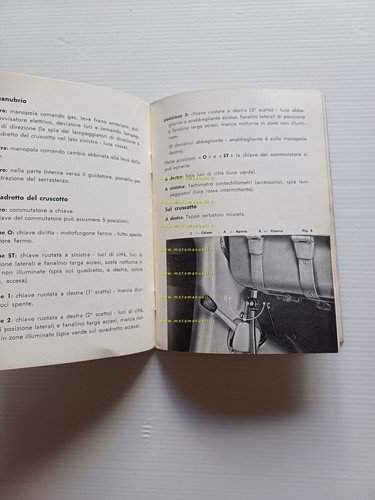 Innocenti Lambretta Li 175 motocarro 1959 manuale uso manutenzione originale