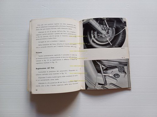Innocenti Lambretta Li 175 motocarro 1960 manuale uso manutenzione originale