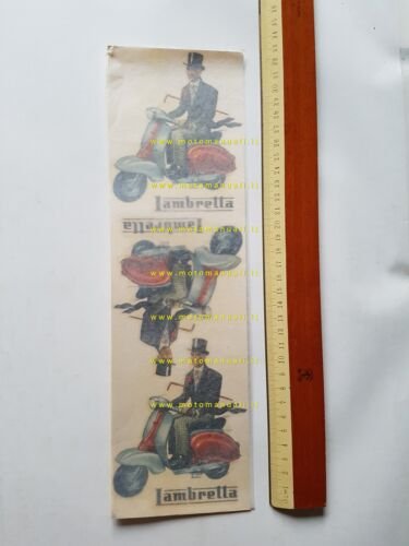 Innocenti Lambretta Li decalcomanie originali epoca