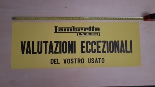 Innocenti Lambretta valutazioni usato poster manifesto originale anni '60