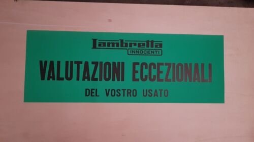 Innocenti Lambretta valutazioni usato poster manifesto originale anni '60
