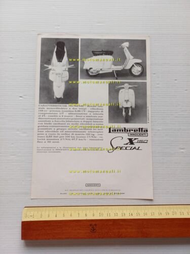 Innocenti Lambretta X 150 Special 1963 depliant italiano originale