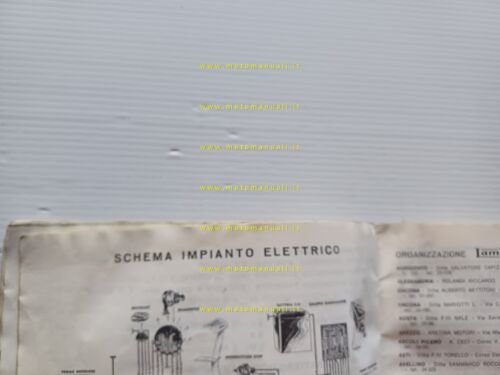 Innocenti Lambretta X 200 Special 1966 manuale uso manutenzione originale