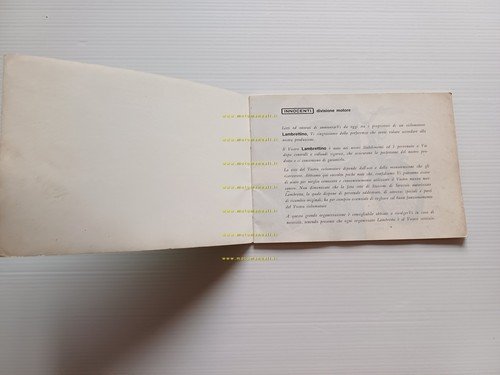 Innocenti Lambrettino 48 1967 manuale uso manutenzione originale
