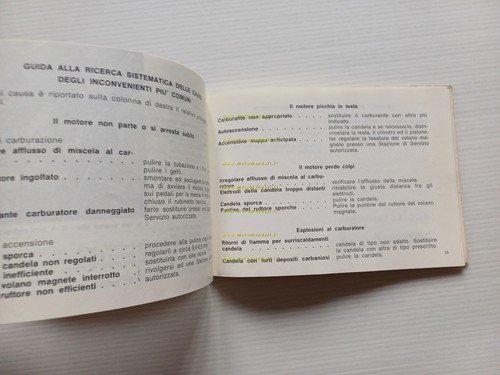 Innocenti Lambrettino 48 1967 manuale uso manutenzione originale