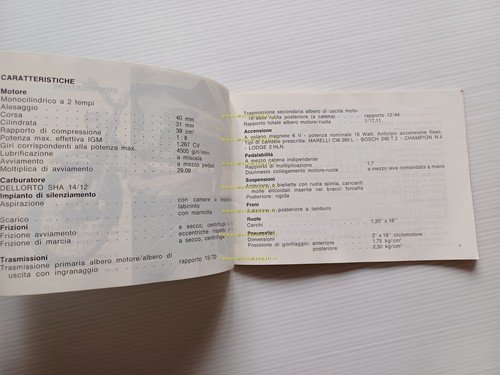 Innocenti Lambrettino 48 1967 manuale uso manutenzione originale
