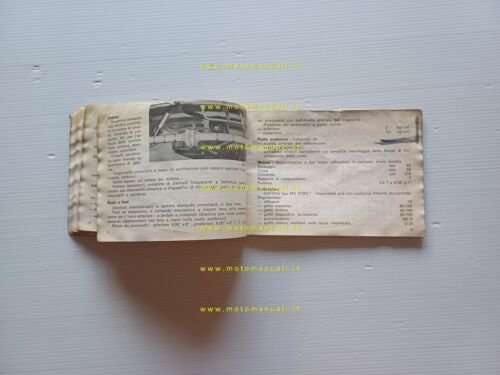Innocenti Lambro 175 motocarro 1964 manuale uso manutenzione libretto originale