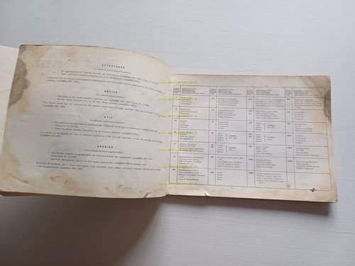 Innocenti Lambro 450-550 1967 catalogo ricambi originale -supplemento Lambro 550