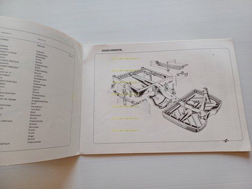 Innocenti Lambro 500 ML 1969 (varianti 550 V-550 M) catalogo …