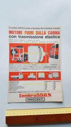 Innocenti Lambro 550 N depliant originale italiano