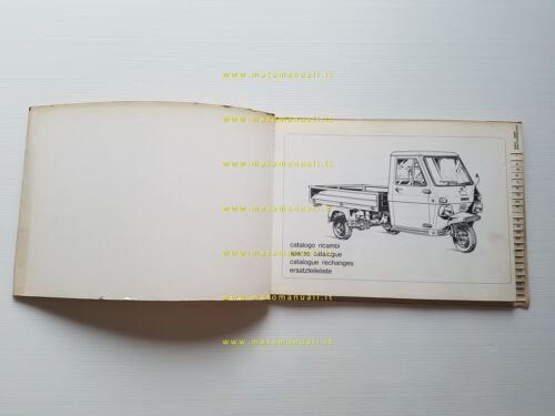 Innocenti Lambro 550 V 1969 catalogo ricambi ORIGINALE parts catalogue