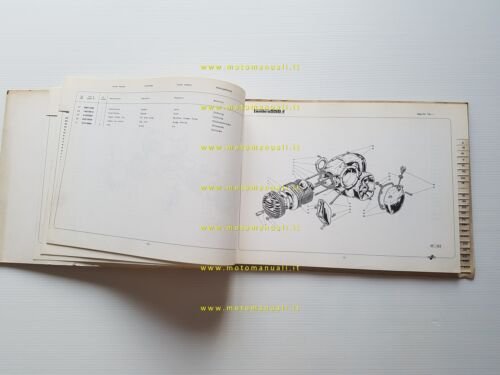 Innocenti Lambro 550 V 1969 catalogo ricambi ORIGINALE parts catalogue