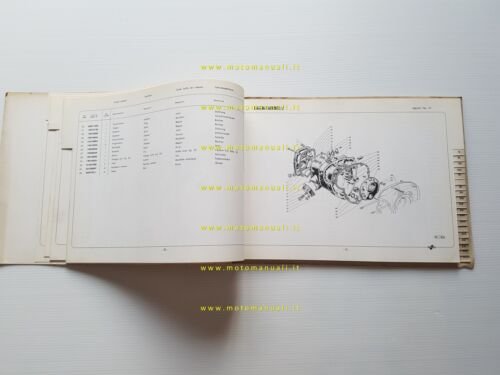Innocenti Lambro 550 V 1969 catalogo ricambi ORIGINALE parts catalogue