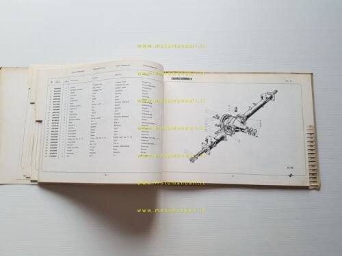 Innocenti Lambro 550 V 1969 catalogo ricambi ORIGINALE parts catalogue