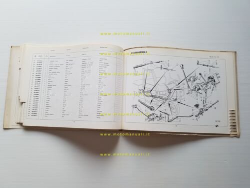 Innocenti Lambro 550 V 1969 catalogo ricambi ORIGINALE parts catalogue