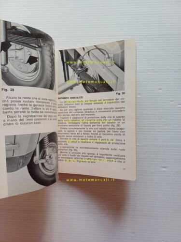 Innocenti Lambro 550 V 1969 manuale uso manutenzione libretto originale …