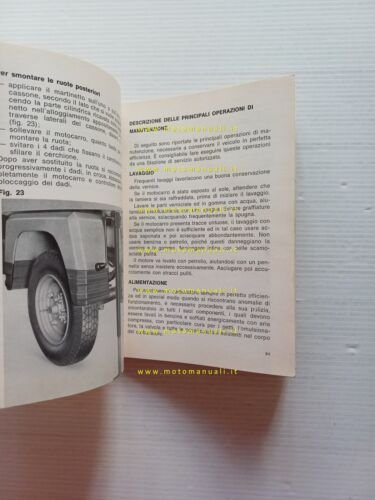 Innocenti Lambro 550 V 1969 manuale uso manutenzione libretto originale …