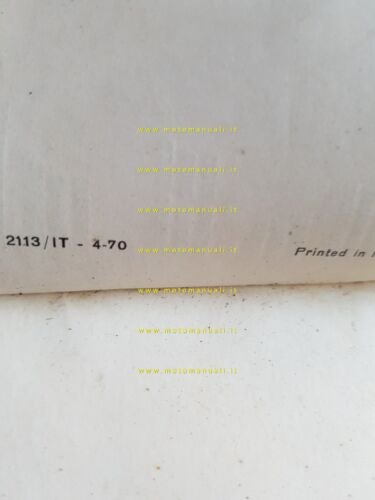 Innocenti Lambro 600 V-M - 500 ML 1970 manuale uso …