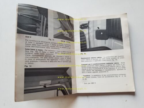 Innocenti Lambro 600 V-M - 500 ML 1970 manuale uso …