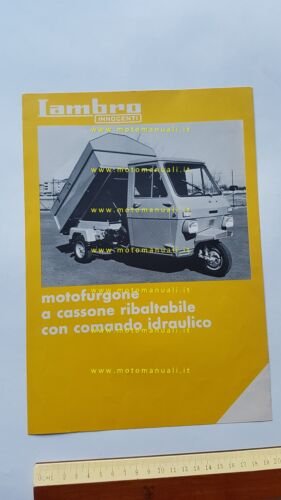 Innocenti Lambro Cassone Ribaltabile depliant originale italiano