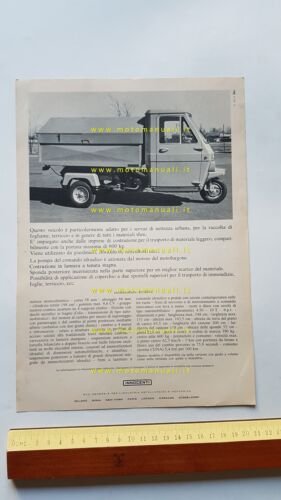 Innocenti Lambro Cassone Ribaltabile depliant originale italiano