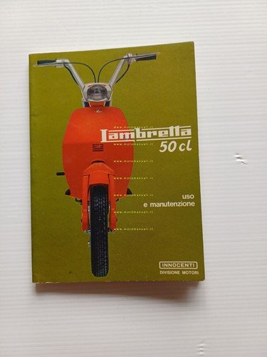 Innocenti Lui 50 C - CL 1968 manuale uso manutenzione …