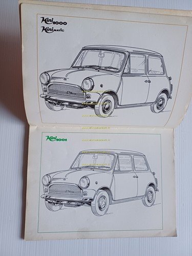 Innocenti Mini 1000 -1001-Matic - Mini T 1972 manuale uso …