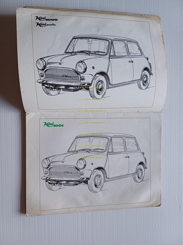 Innocenti Mini 1000 -1001-Matic - Mini T 1972 manuale uso …