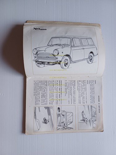 Innocenti Mini 1000 -1001-Matic - Mini T 1972 manuale uso …