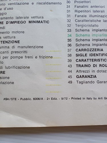 Innocenti Mini 1000 -1001-Matic - Mini T 1972 manuale uso …
