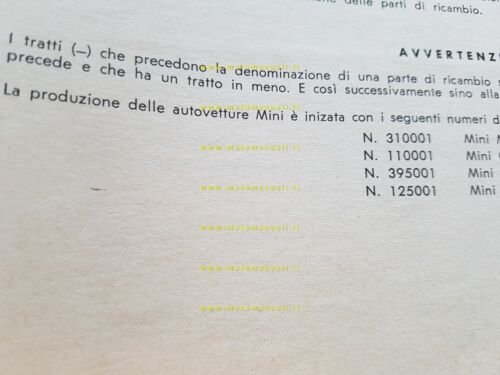 Innocenti Mini Cooper - Mini Minor + MK2+ MK3 1968-70 …