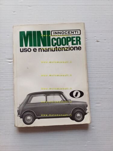 Innocenti Mini Cooper 1966 manuale uso manutenzione libretto originale