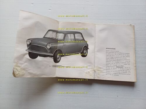 Innocenti Mini Cooper 1966 manuale uso manutenzione libretto originale