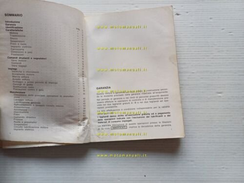 Innocenti Mini Cooper 1966 manuale uso manutenzione libretto originale