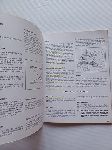 Innocenti Mini De Tomaso 1978 manuale uso manutenzione libretto originale