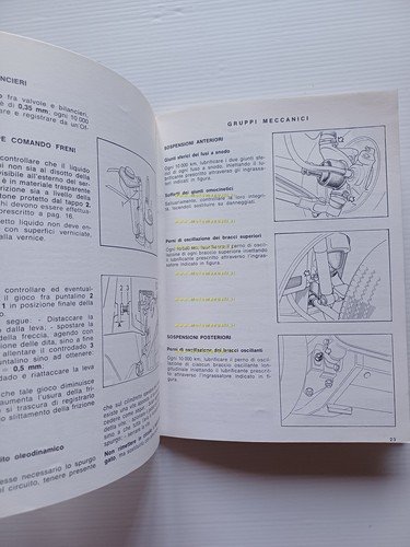 Innocenti Mini De Tomaso 1980 manuale uso manutenzione libretto originale