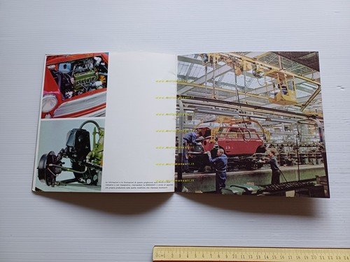 Innocenti Mini Minor 850 1965 depliant italiano originale