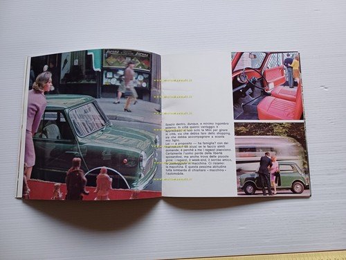 Innocenti Mini Minor 850 1965 depliant italiano originale