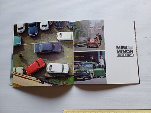 Innocenti Mini Minor 850 1965 depliant italiano originale