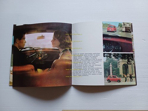 Innocenti Mini Minor 850 1965 depliant italiano originale