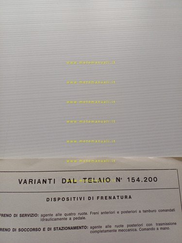 Innocenti Mini T 1966-67-68 scheda omologazione DGM Motorizzazione Facsimile