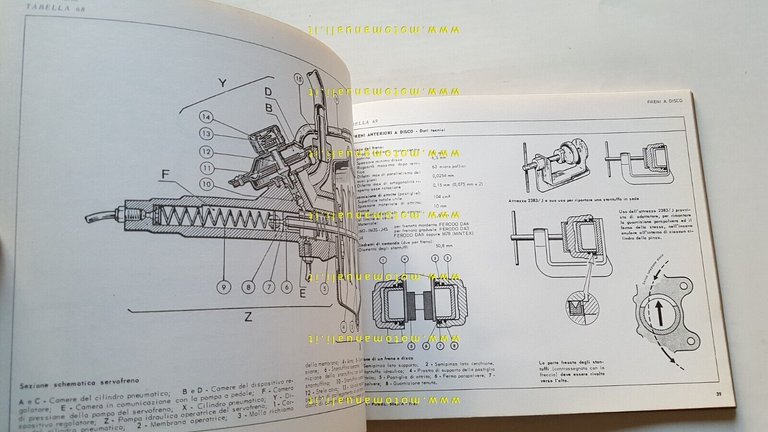 Innocenti Morris IM3-IM3 S-I4- I4 S 1968 manuale officina caratteristiche …