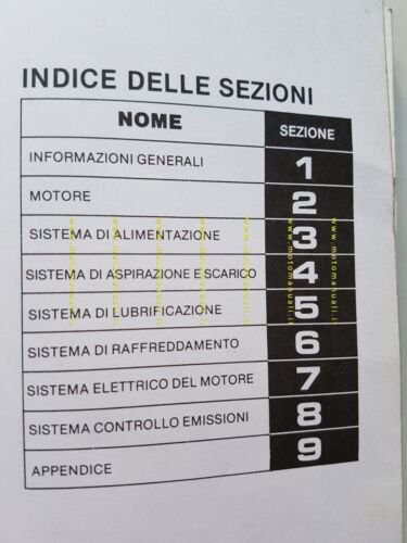 Innocenti motore Minitre 1991 manuale officina originale workshop manual