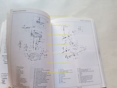 Innocenti motore Minitre 1991 manuale officina originale workshop manual
